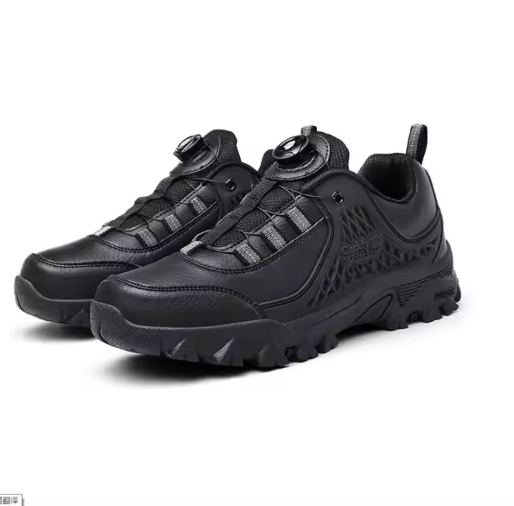 Botas Tácticas Impermeables Y Resistentes Para Montañismo Y Camping De Cuero Y Nylon Para Entrenamiento Militar Y Trekkking Unisex - 1