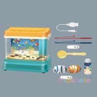 Juguete De Pesca Para Acuario Para Niños Juego De Pesca Desarrolla La Coordinación Ocular-Manual Juguetes Educativos Para Niños - details 0