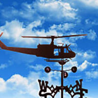Weathervane De Metal Silueta Artística Decorativa Para Jardín Casa Granja Valla Puerta De Mascota Uso En Techo O Cerca - details 18