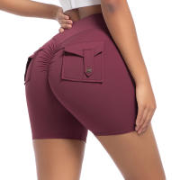 SSITO Pantalones cortos de Yoga para Mujer, Mallas de Gimnasio with Bolso fruncido en el asiento, medias rezadoras de beltera High, Pantones cortos SexIs with fruncido en el asiento para Cycling - details 47
