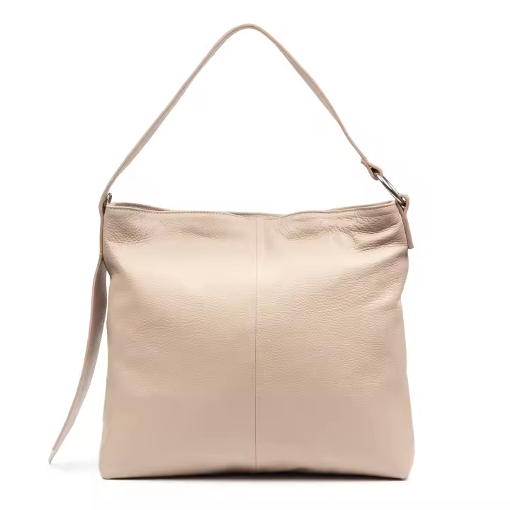 Firenze Artegiani. Albano Bolso de hombro de mujer de piel auténtica acabado Dollaro. Made in Italy. Vera Pelle Italiana. - 1