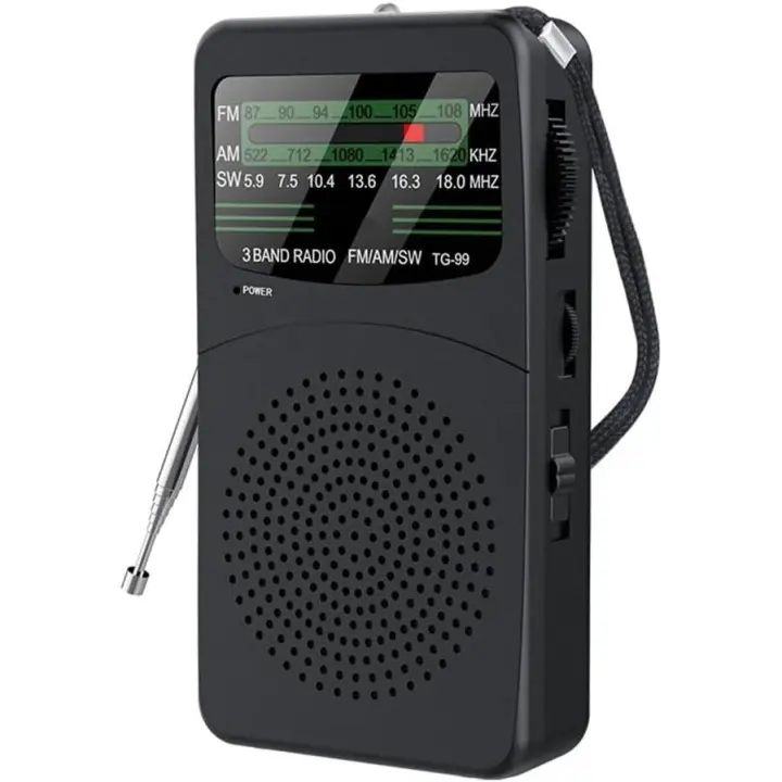 Radio portátil con recepción multibanda y de 3 W para una experiencia auditiva agradable. - 1
