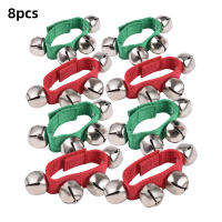 8pcs Campanas De Navidad Para Muñeca Instrumento Musical De Percusión Rítmica Para Fiestas Escolares Y Celebraciones De Navidad - details 3