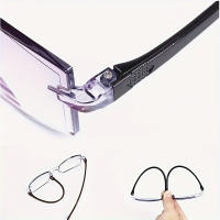 Gafas De Lectura Inteligentes Para Hombres Y Mujeres Sin Marco Anti Luz Azul Bifocal Para Vistas Cercanas Y Lejanas - details 4
