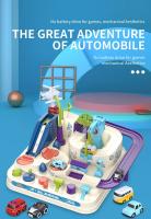 Juguete Educativo De Carreras Para Niños Coche De Rail Modelo Juego De Aventura Interactivo Mecánico De Train Cars Sin Batería - details 0