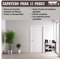LoLek Zapatero para 12 pares, de aluminio y plástico, liviano y transportable, con diseño ergonómico - details 1