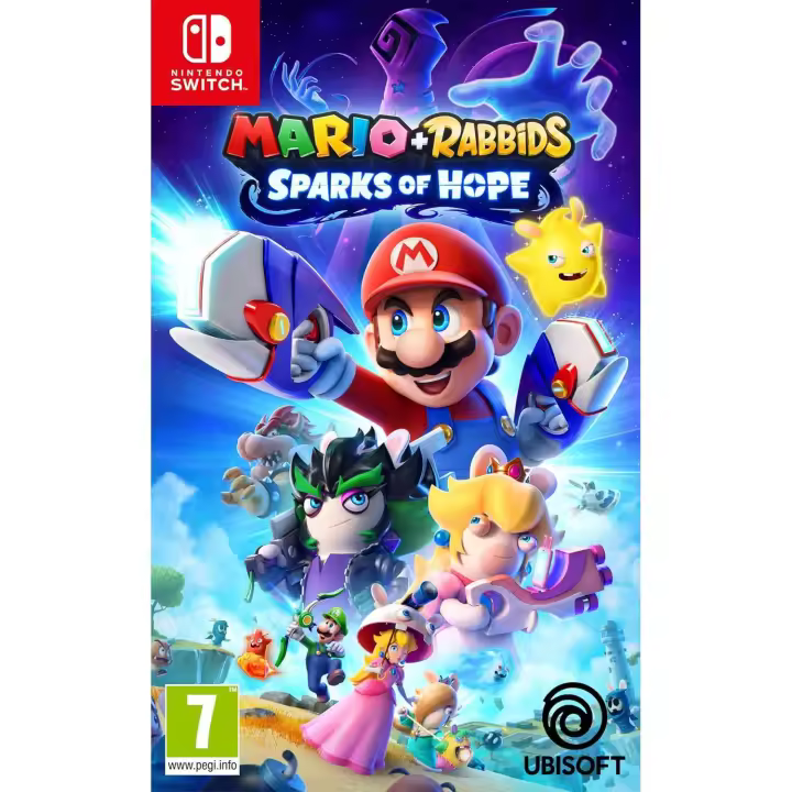 Mario + Rabbids Spark of Hope Nintendo Switch - Juego Nuevo Precintado - Juego Físico Original Mario Rabbids Spark of Hope para Consola Nintendo Switch - Versión PAL España Garantía Europea - 1