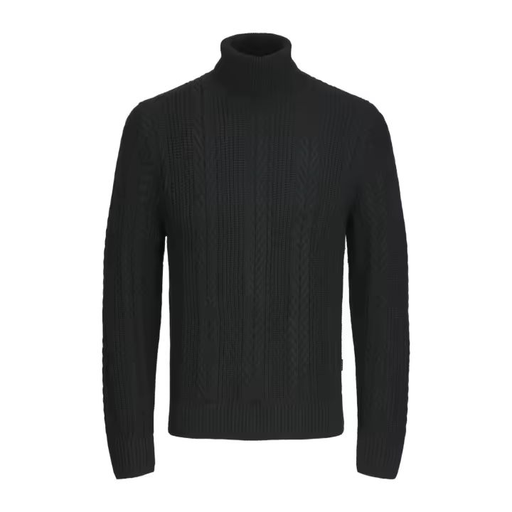 JACK & JONES Jersey de Punto Manga Larga Suéter Casual Hombre 12261441 - 1
