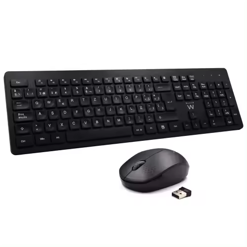 Ewent EW3256 teclado RF inalámbrico QWERTY Español Negro - 1