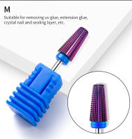 Nuevo Set De Uñas 5 En 1 Con Broca De Carburo De Tungsteno Platinado Morado Para Manicura Herramientas De Uñas Con Corte Tapered Bit Milling Cutter - details 7