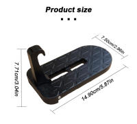 BLALION Pasarela Plegable Para Techo De Coche Con Martillo De Seguridad Multifuncional Aluminio Latch Hook Auxiliar Pedal De Pie - details 6