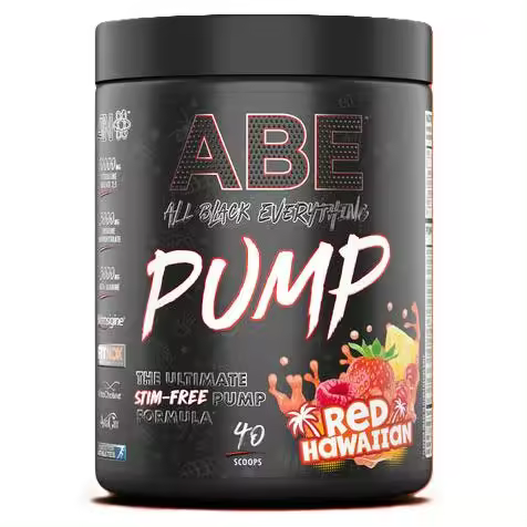 ABE Pump - Zero Stim Pre-Workout (500g) Pre- entreno sin estimulantes, con creatina y B12. Applied Nutrition Ltd - 1