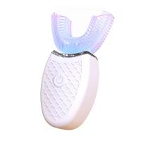 Cepillo de dientes eléctrico ultrasónico para adulto, dispositivo de limpieza dental Ultra sónico, con carga USB, en forma de U, 360 grados - details 10