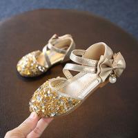 Sandalias De Verano Para Niñas Con Diamantes Y Lazo Decorativo Zapatos De Princesa Para Bebés Niñas Zapatos De Baile Casuales Para Niñas Pequeñas Talla Verdadera - details 4