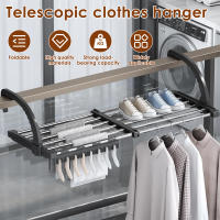 Organizador De Colgador De Zapatos De Acero Inoxidable Plegable Y Extensible Para Balcón Y Radiador Estante De Secado De Ropa Guardarrail - details 1