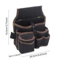 Bolsa De Herramientas De Lona 1 Pc Organizador De Cinturón Con Múltiples Bolsillos Para Destornilladores Kit De Herramientas Eléctrico Almacenamiento De Bolsas De Herramientas - details 4