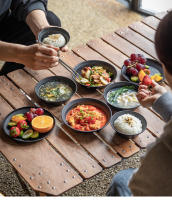 Juego De Utensilios De Cocina Para Camping BOLSAS DE COMIDA Y PLATOS ACERO INOXidable TEJIDO DE TITANIO NEGRO Portátil Para Barbacoa Al Aire Libre - details 10