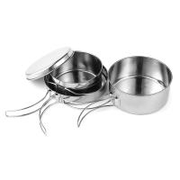 Juego De Cocina Para Camping Y Senderismo En Acero Inoxidable Resistente Al Agua Plegable Con Soporte Para Fogata Ideal Para Picnics - details 6