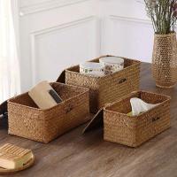 Caja de almacenamiento de mimbre natural - details 1