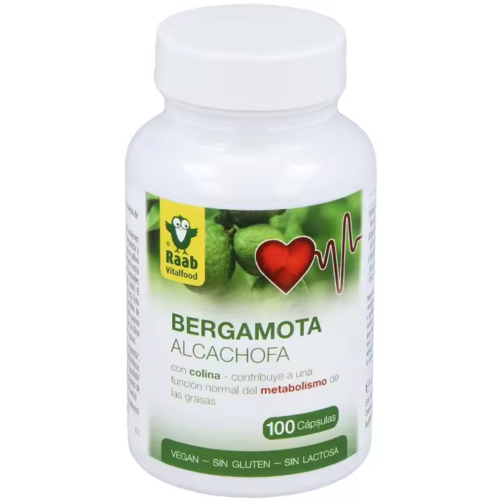 Raab Vitalfood Bergamota-Alcachofa 100Caps - 1