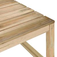 vidaXL Set de muebles de jardín 2 pzas madera de pino impregnada verde - details 3