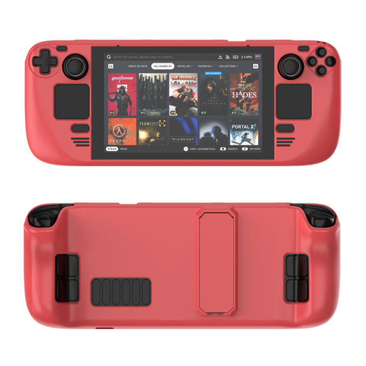 Funda Protectora Con Soporte Para Steam Deck Consola De Juegos Capa Protectora Suave Con Base Antigolpes Compatible Con Steam Deck