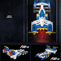 Conjunto De Bloques De Construcción Técnicos 92003 Anime Future GPX Cyber Formula MOC AKF-11 Modelo Asrada Juguetes Para Niños - details 2