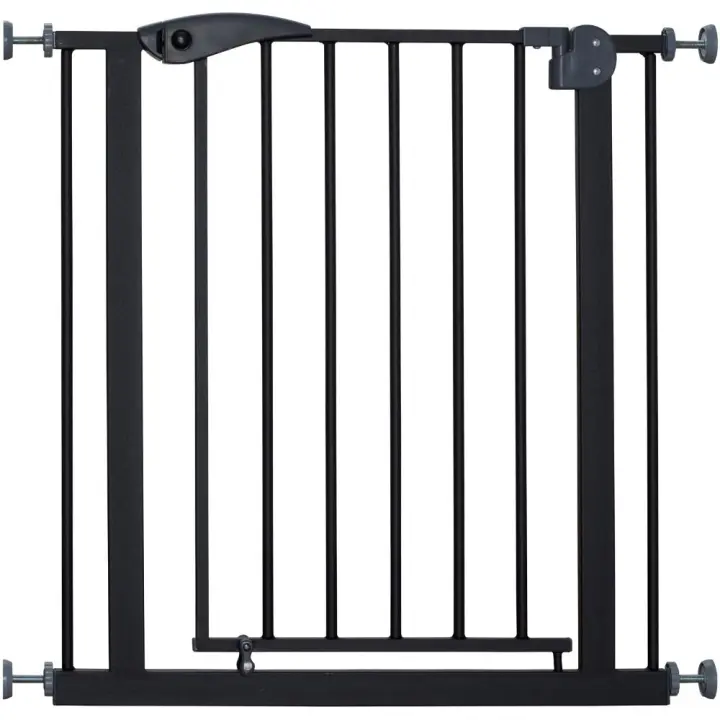 Barreira De Segurança babyGO Safety Gate Black - 1