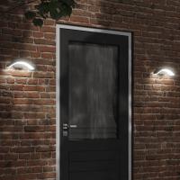 vidaXL Lámparas de pared LED de exterior 2 uds aluminio fundido Color Blanco,  Negro, y mas - details 1