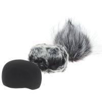 1Pc Cubierta De Espuma Para Micrófono ZOOM H5 H6 Protector De Viento De Peluche Accesorio Para Grabadora De Sonido - details 1