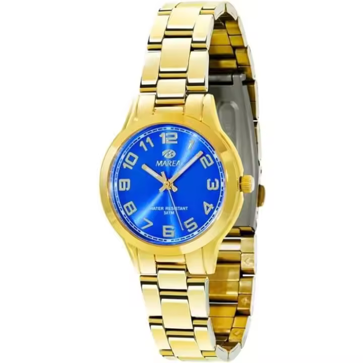 Reloj Marea Señora B21153/5 Dorado y Azul Esfera pequeña - 1