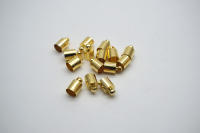 50pcs Trenzado De Cuero Con Cierre De Esferas Para Joyería DIY Tamaño De La Punta Del Cordón De 3-10mm Encabezado De Bola Para Creación De Collares - details 6
