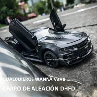 Modelo De Coche Chevrolar Camaro a Escala 1:32 En Aleación De Zinc Con Sonido Y Luz Vehículo De Juguete Para Niños Regalo De Cumpleaños - details 2