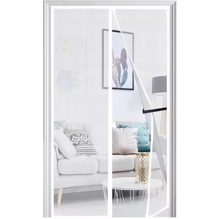 Magnetic Fly Screen Door 80 x 230 Black, Bugs Out with Doors Screen Curtain, Heavy Duty Screens Doors Nets Keeping Out Flies Bug - 1