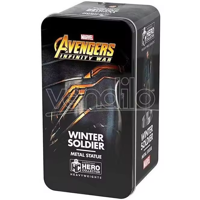 MARVEL AVENGERS INFINITY WAR WINTER SOLDIER METAL STATUE HERO COLLECTOR - 1