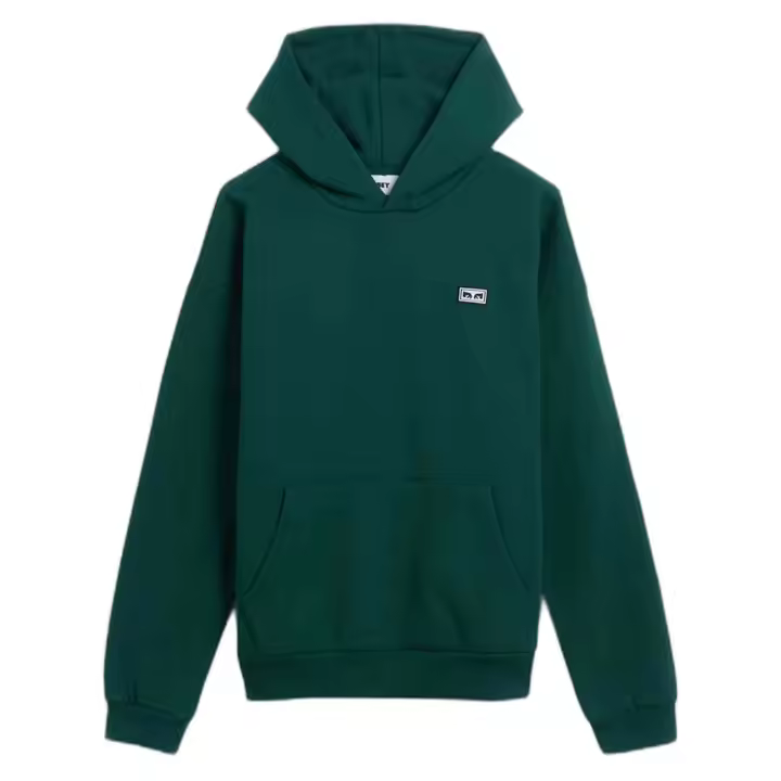 Sudadera con Capucha Obey Services para hombre en color verde - 1