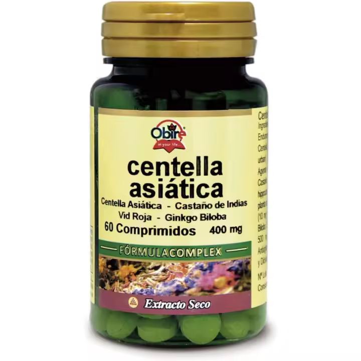Obire Centella asiatica (complex) 400 mg. 60 comprimidos - 1