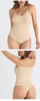 Traje De Yoga Profesional Sin Línea De Humillación Monopiece Para Mujer Halter Peach Butt Fitness Vestido De Un Pie T-Shaped - details 0