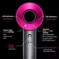 【2025 Version】Cecodadi Secador de Pelo Profesional Ionico con 5 Difusores Incluido, 1600W, con 1.7m de Cable, Secador para Peluqueria, Salon de Estetica, Pequeño Electrodomestico para Belleza. Motor Brushless, Marca Blacka - details 2