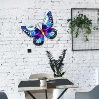 Decoración De Pared Con Mariposas De Metal Arte De Alas Para Balcón Patio Valla Artísticas Y Estéticas Adornos Para Exterior - details 3