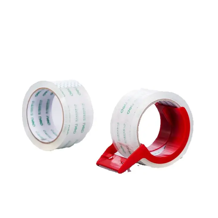 Rollos de la tarjeta de embalaje transparente de 48 mm x 66 años con dispensador, Girata para mudanzas, Oficina y almacenamiento - 1
