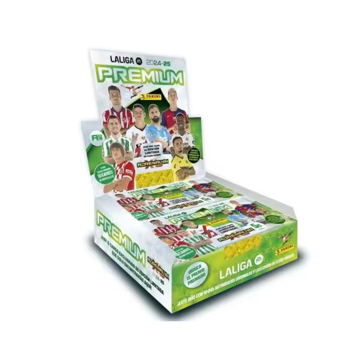 PANINI ADRENALYN XL 2024-2025  PACK 5U,10U O CAJA 20 SOBRES PREMIUM PARA ELEGIR  ADRENALYN XL LALIGA EA SPORTS OFICIAL Y ORIGINAL GARANTIZADO OJO SON VARIOS CANTIDADA PARA ELEGIR DIFERENTES PRECIOS MIRARSE BIEN ANTES DE PEDIR - 1