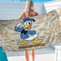 Toalla De Playa Microfibra Donald Duck Rápida Secado Toalla De Piscina Para Viajes Yoga Absorbente Suave Combinación De Poliéster Y Algodón Tamaño Rectangular - details 6