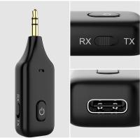 Adaptador Auxiliar Bluetooth Para Coche con Conector de 3,5mm Receptor y Transmisor RX TX Bluetooth V5.1, Kit Manos libres para Coche, transmisor Bluetooth para Estéreo, audio, radio de Coche, Coche - details 4