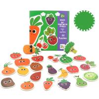 Juego De Rompecabezas De Madera Montessori Para Niños Cognición Temprana Educativo Juguete De Aprendizaje Temprano Animal Fruta Tráfico Regalos - details 5