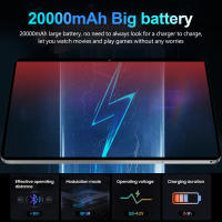 2025 5G Global Edition New 10.1-inch HD Screen 16GB RAM 1TB ROM Android 13.0 20000mAh WiFi 14 Core 4K Large Full Screen Bluetooth Dual SIM Dual Standby Call with Keyboard Bluetooth Earphones for Family and Friends - details 6