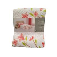 Colcha Reversible de Verano Trinity Rosa  – Diseño Floral Romántico | Cama 90 a 150 cm | Tejido Suave y Ligero | Mercatienda.es - details 1