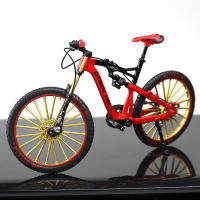 Mini Bicicleta De Acción 1:10 Para Adultos Y Niños Juguete De Simulación De Carreras Con Doble Rueda Regalo Para Niños Colección De Montaña De Bicicleta De Metal - details 3