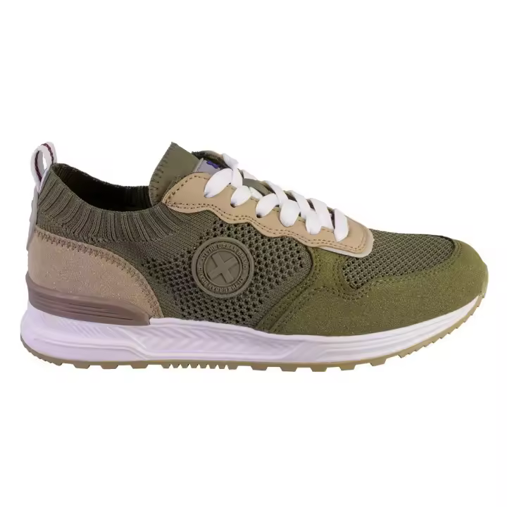 XTI 142842 Zapatillas casual de hombre kaki 524 - 1