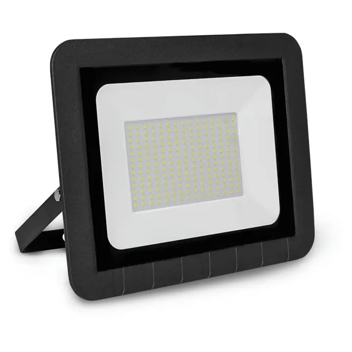 Proyector LED MATEL Plano Negro Luz Fría 150W - 1